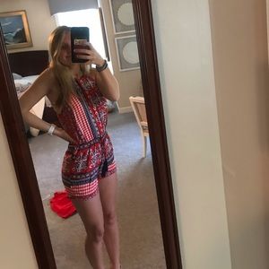Xenia Patterned Romper